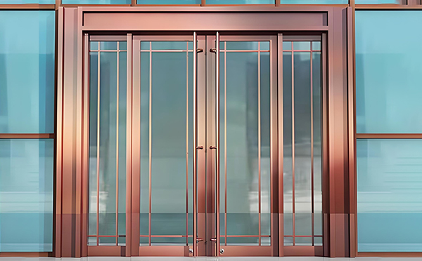 宕昌玻璃地弹门